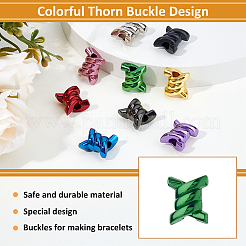 18 шт. 9-х цветные бусины из цинкового сплава FIND-FH0010-33