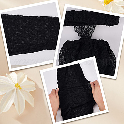 2 пара двухцветных нейлоновых кружевных рукавов AJEW-CY0001-27