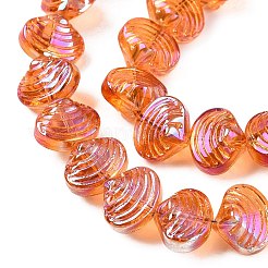 Стеклянные бусины с гальваническим покрытием &nbsp;EGLA-T021-11D