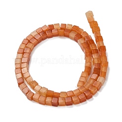 Натуральный красный авантюрин бисер нитей G-F631-K15