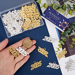 40 шт. 2 цвета высококачественные аксессуары из сплава для ожерелья&nbsp;FIND-SC0012-18