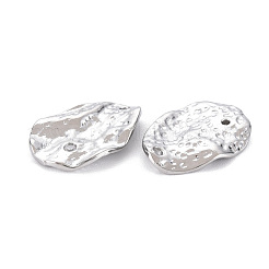 Латунные микропаве прозрачные подвески с фианитом&nbsp;KK-S356-537P-NF