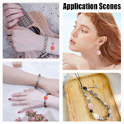 200шт 2 цвета непрозрачные акриловые бусины OACR-HY0001-21