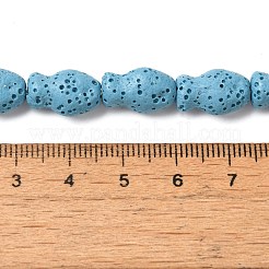 Бусы из натуральной лавы&nbsp;G-U007-01B