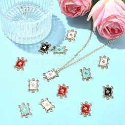 20 шт. 5 цвета сплава кристаллов горного хрусталя пики соединительные подвески&nbsp;FIND-CJ0003-05