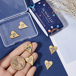 8 шт. подвески из нержавеющей стали 304 двух цветов STAS-SC0009-41