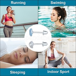 500шт экологически чистые пластиковые серьги-гвоздики&nbsp;KY-SP0001-03A