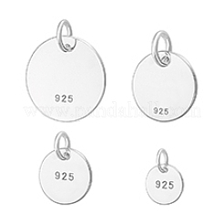 4 шт. 4 стиля 925 подвески из стерлингового серебра STER-PH0002-47