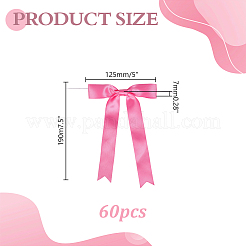 Аксессуары из полиэстера с бантом&nbsp;FIND-WH0441-67B