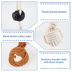 2 шт. хлопковая подвеска-украшение&nbsp;HJEW-DR00070