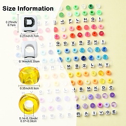 Прозрачные и непрозрачные акриловые бусины&nbsp;KY-FS0001-26C