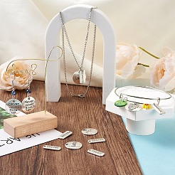 72шт 12 стильные подвески из сплава в тибетском стиле с 100шт железными прыгающими кольцами FIND-PJ0001-19