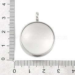 Подвески-медальоны из нержавеющей стали 304&nbsp;STAS-S132-15P-03