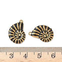 Подвески из нержавеющей стали 304 с эмалью&nbsp;STAS-I346-19G-01B