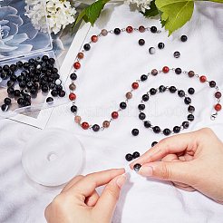 Натуральные полосатые агатовые / полосатые агатовые нити&nbsp;G-AR0001-48