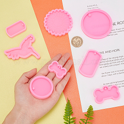 Наборы силиконовых форм для брелков своими руками DIY-GA0001-78