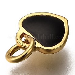 Эмаль латунные брелоки&nbsp;KK-G364-17G-02