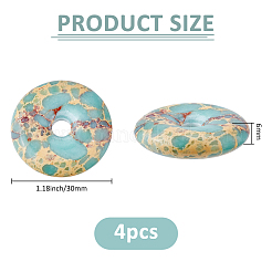 4 шт. подвески из синтетического камня шоушань G-FH0002-66