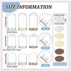Стеклянный купол DJEW-BC0001-20