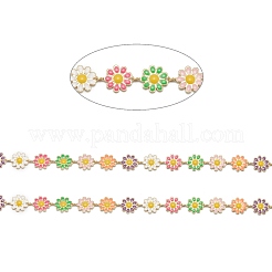 Звенья цепи из золотой латуни ручной работы CHC-K011-05G