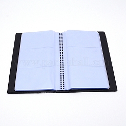 Книга из искусственной кожи для визиток&nbsp;AJEW-WH0162-15