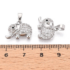 Латунные микро проложить кубического циркония подвески KK-N257-61P