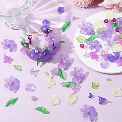 450шт 15 стиля прозрачные акриловые подвески&nbsp;TACR-NB0001-35