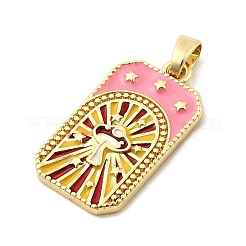 Латунь эмаль подвески&nbsp;KK-C134-42G