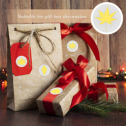 Круглые точечные бумажные герметизирующие наклейки DIY-WH0349-137F