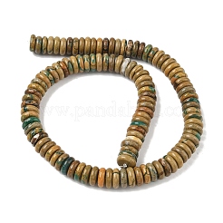 Нити бусин из натурального камня вердит G-B155-B05-4x10mm