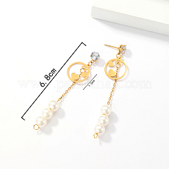 Серьги-гвоздики Sweet Tassel 201 из нержавеющей стали SA4259-1