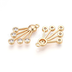 Латунные микро проложить кубического циркония подвески&nbsp;KK-N262-107B-G