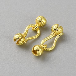 Латуни крюка и S-крючок застежки KK-WH0103-006G-02