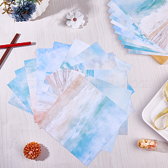 12 шт. бумажный блокнот для скрапбукинга&nbsp;AJEW-WH20020-299D