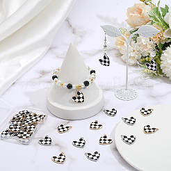 32шт 2 цвета сплава эмалевые подвески&nbsp;ENAM-SC0006-52