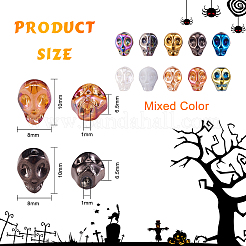 150шт 10 цвета гальванические стеклянные бусины&nbsp;EGLA-CJ0001-10