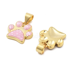 Подвески из латуни с покрытием из эмали&nbsp;KK-K380-12G