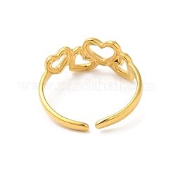 Кольца-манжеты из нержавеющей стали 304 с ионным покрытием (IP) RJEW-L107-007G