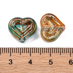 704шт двухцветные прозрачные акриловые бусины&nbsp;MACR-K359-28B