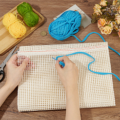 Ткань для вышивки крестиком из полиэстера и хлопка плотностью 3.75 карат.&nbsp;DIY-WH0588-32B