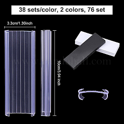 76 комплект 2-х цветных акриловых ценников AJEW-BC0001-75