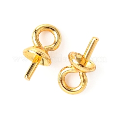 Вакуумное покрытие pvd нержавеющая сталь 304 чашка жемчужные штифты скобы булавки подвески&nbsp;LS-STAS-I120-56-G