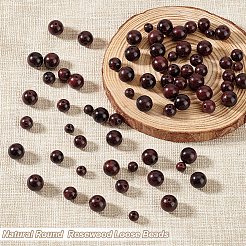 300 шт. 3 вида бусин из натурального дерева&nbsp;WOOD-GA0001-66