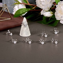 Кольцо-манжета с родиевым покрытием JR852F