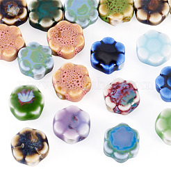 20шт фарфоровые бусины ручной работы&nbsp;PORC-TA0001-26