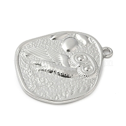 Подвески в виде совы из старинной монеты из нержавеющей стали 304&nbsp;STAS-S186-02P