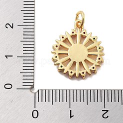 Стойки обшивки латунь микро проложить Циркон подвеску&nbsp;KK-Z071-54G-02