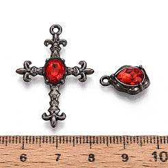 Подвески из сплава стразов и смолы PALLOY-T093-01B