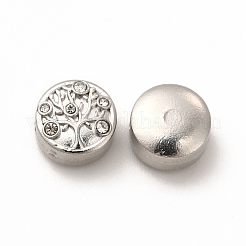 Хирургическая нержавеющая сталь 316 с хрустальными бусинами из стразов STAS-G305-03P