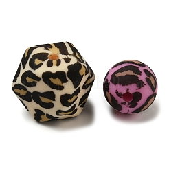 42шт 6 стильные силиконовые бусины SIL-OC0001-03